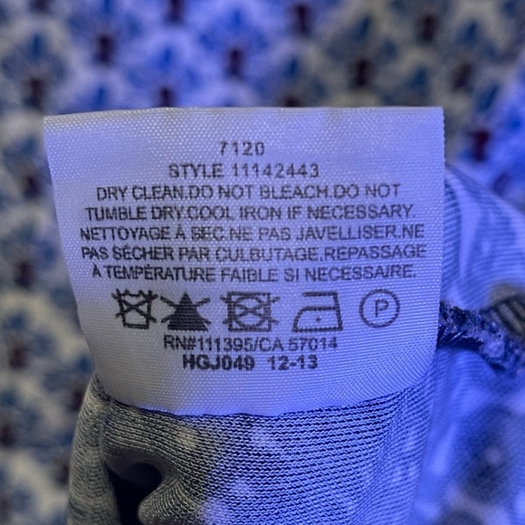 Tory Burch Jamie Castillo Printed Sheath Dress Sz L - Picture 3 of 4